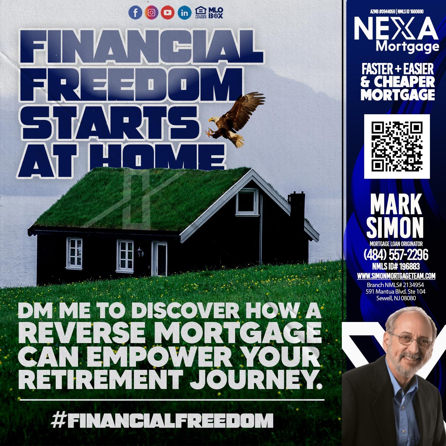 FINANCIAL FREEDOM - Mark Simon - Mortgage Loan Originator