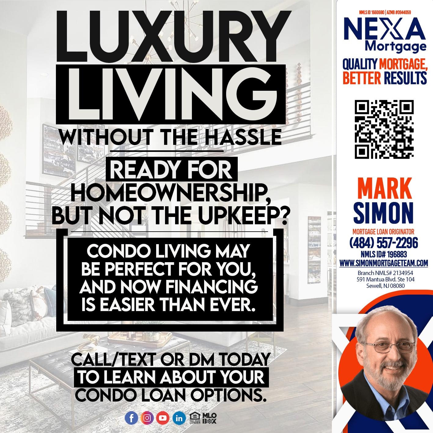 LUXURY LIVING - Mark Simon - Mortgage Loan Originator